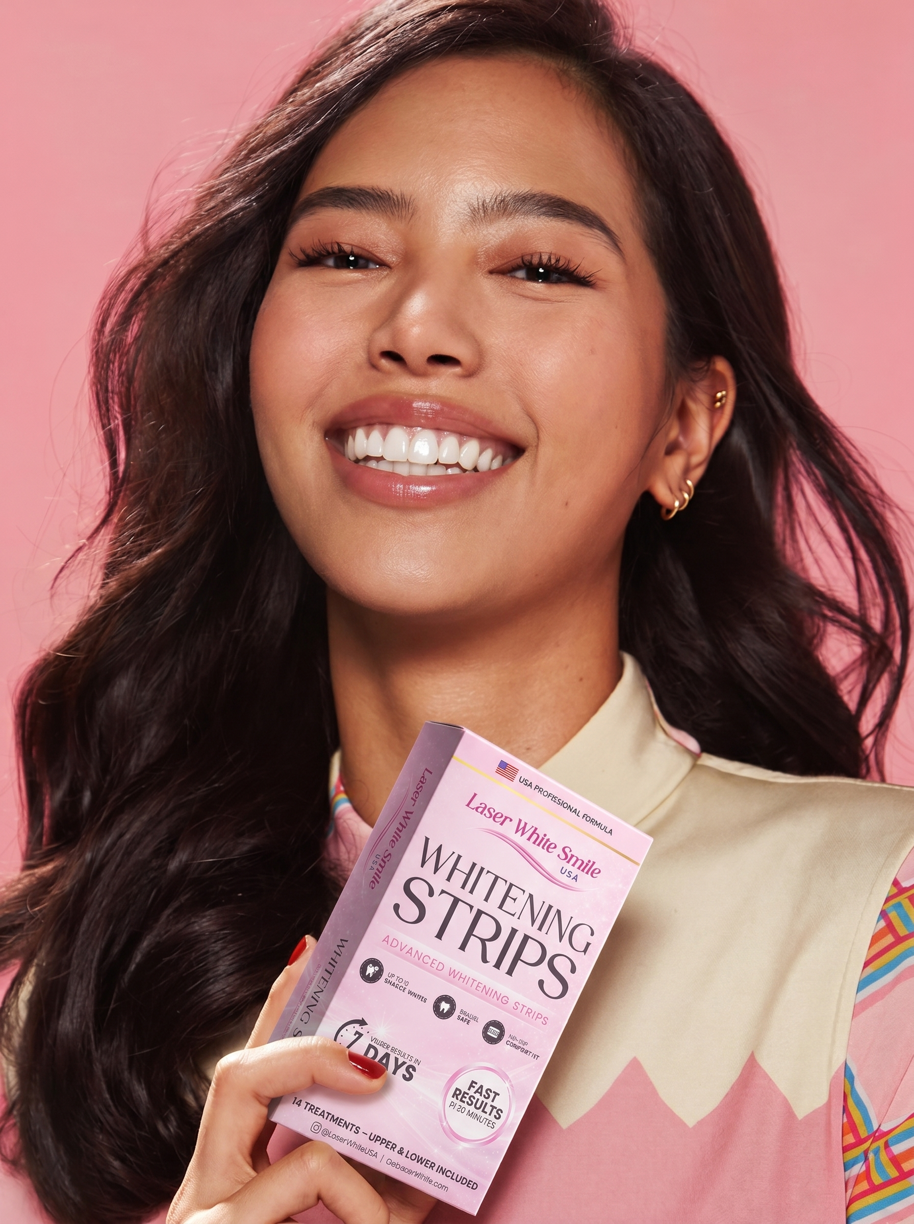 Laser White Smile — USA Advanced Whitening Strips