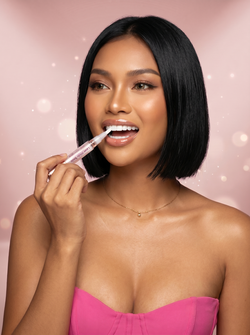 Laser White Smile Whitening Pen — Peroxide-Free Glow-Up On the Go