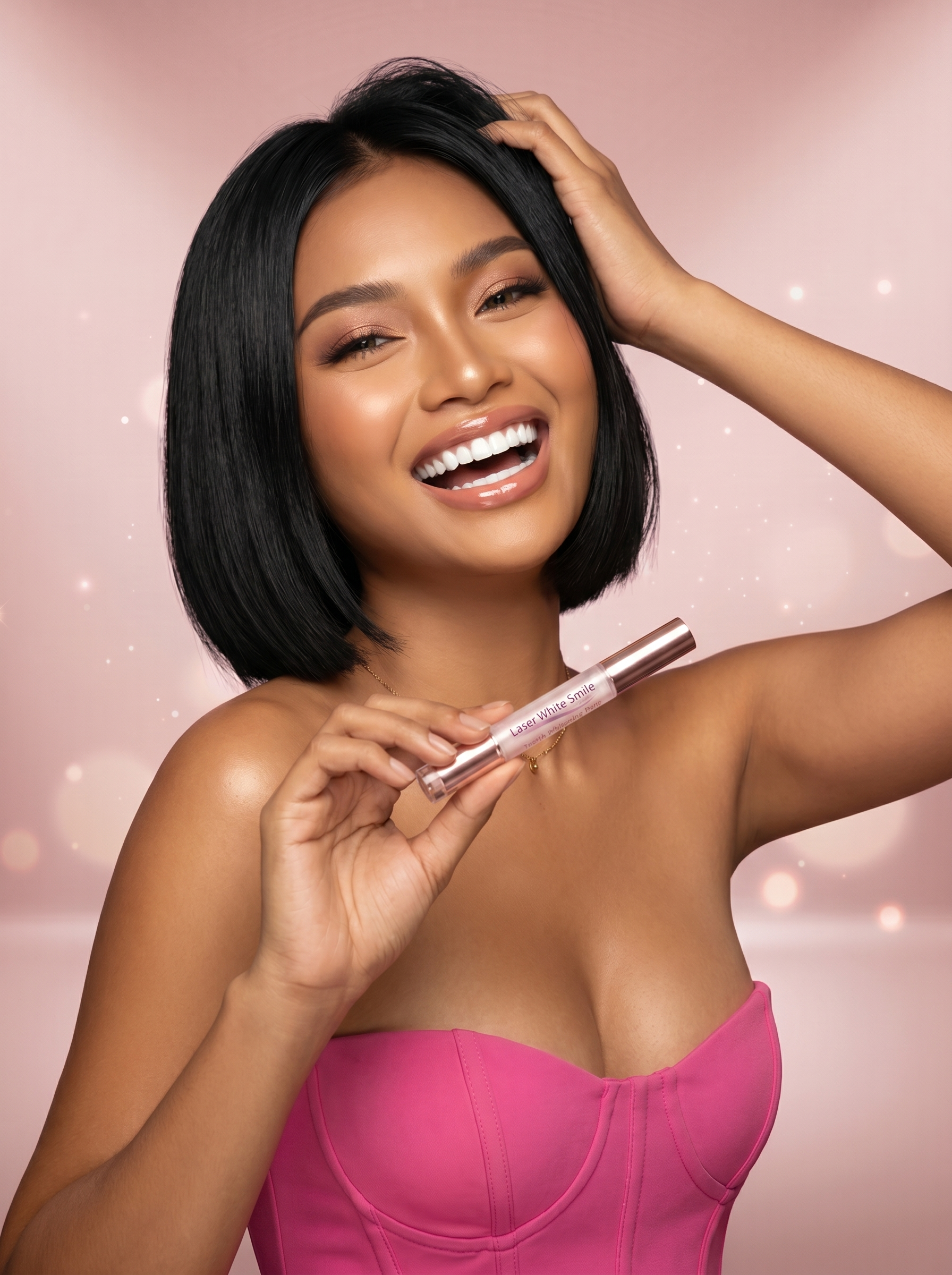 Laser White Smile Whitening Pen — Peroxide-Free Glow-Up On the Go